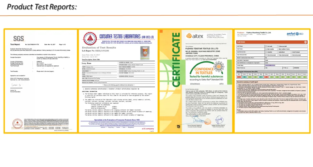 High Shiny Glitter and Sequin Tulle Fabric for Bridal Dress