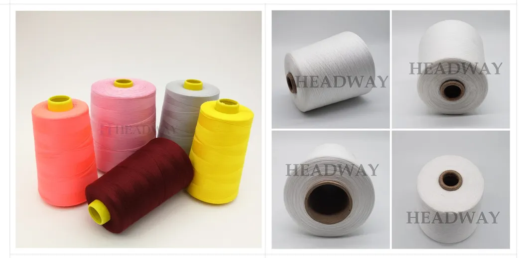 High Tenacity 100% Spun Polyester Yarn Sewing Thread Manufacturer in China