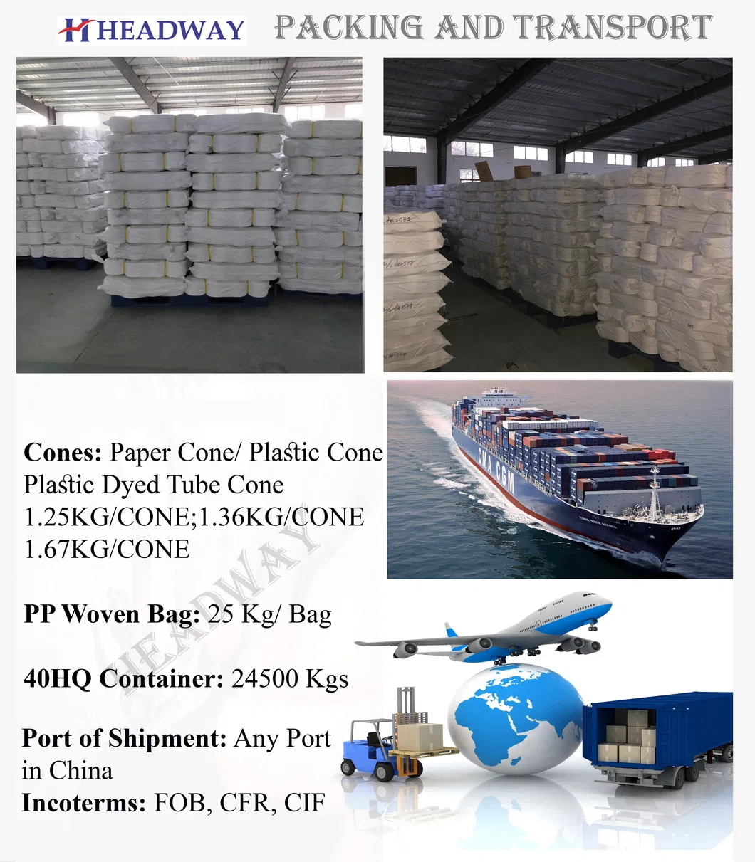 High Tenacity 100% Spun Polyester Yarn Sewing Thread Manufacturer in China