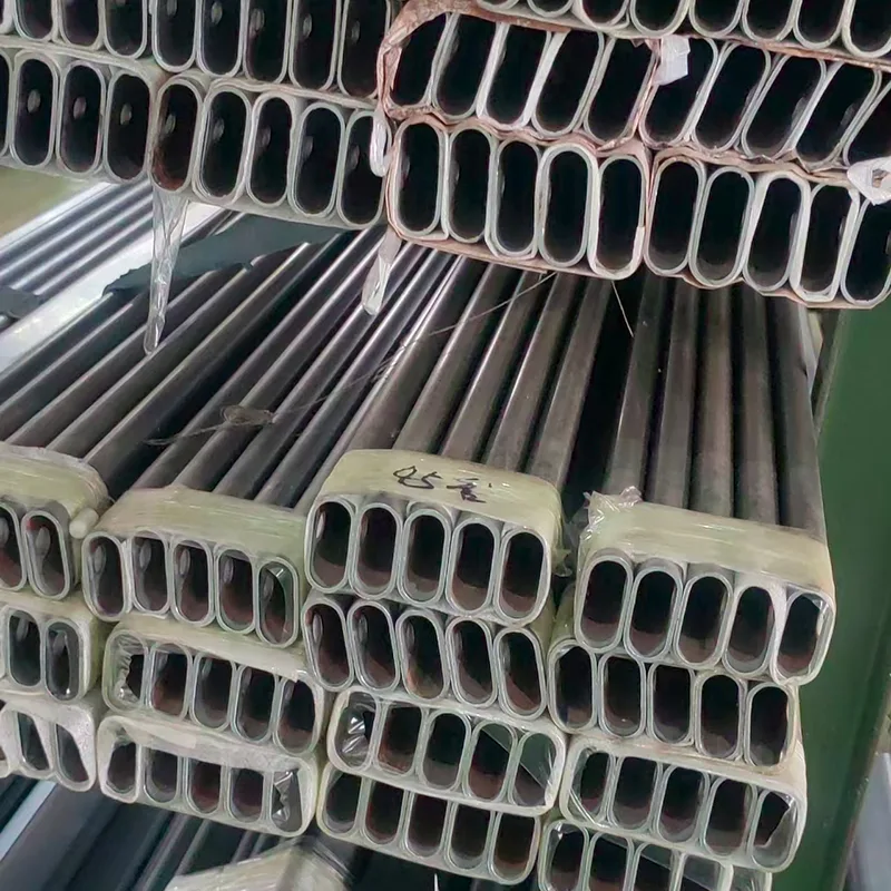 Chrome-plated Elliptical Oval Pipes