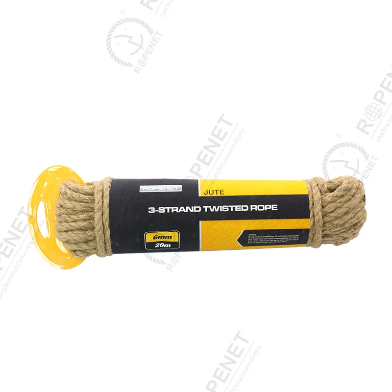 Jute Rope Natural Fiber Rope Twisted Rope