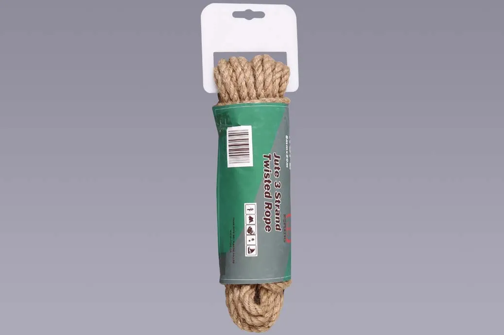 Jute Rope Natural Fiber Rope Twisted Rope