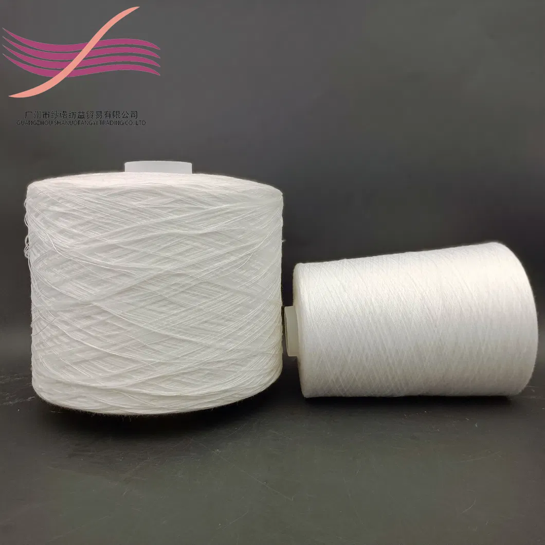 Large Inventory, Factory Direct Sales of High-Strength and High-Quality Raw White 42s / 2 Polyester Sewing Yarn