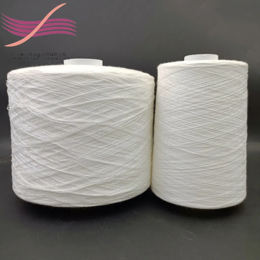 Large Inventory, Factory Direct Sales of High-Strength and High-Quality Raw White 42s / 2 Polyester Sewing Yarn
