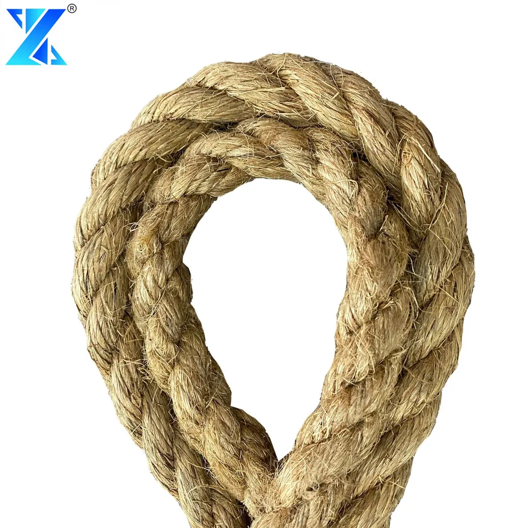 Low Price Hemp Material and Natural Color Manila Rope Climbing Rope Jute Rope Sisal Rope