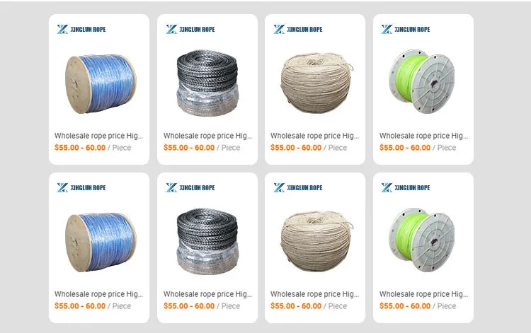 Low Price Hemp Material and Natural Color Manila Rope Climbing Rope Jute Rope Sisal Rope