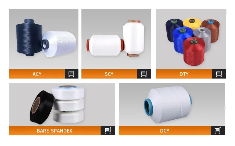 Low Price High Quality Special Specifications 2040/34f Scy Single Covered Yarn for Socks