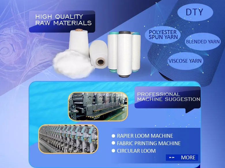 Low Price Professional Manufacturer DTY 75D/36f Polyester Yarn