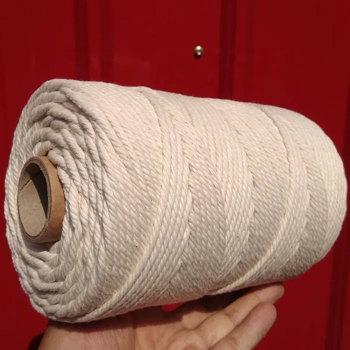 Macrame Cord 3mm 4mm 5mm Twisted Cotton Rope