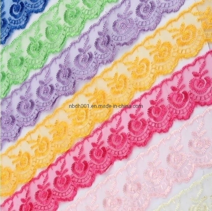 Manufacturers Wholesale Organza Textile Lace Wedding Dress Embroidery Fashion Lace