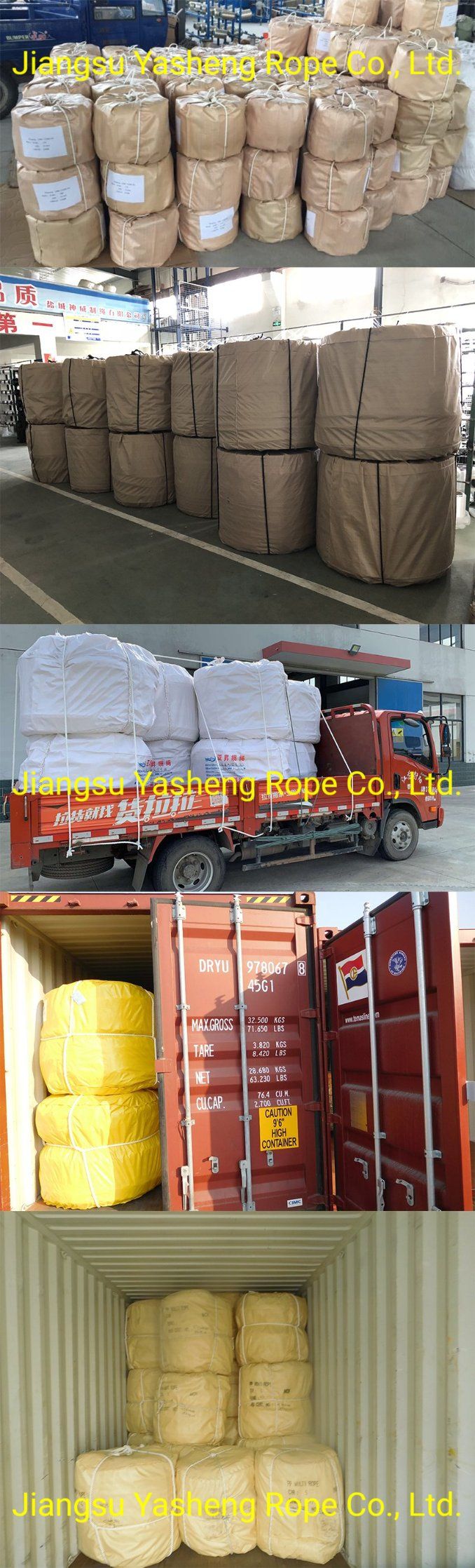 Mooring Rope Mooring Tail Polyester Rope Marine Ropes Braid