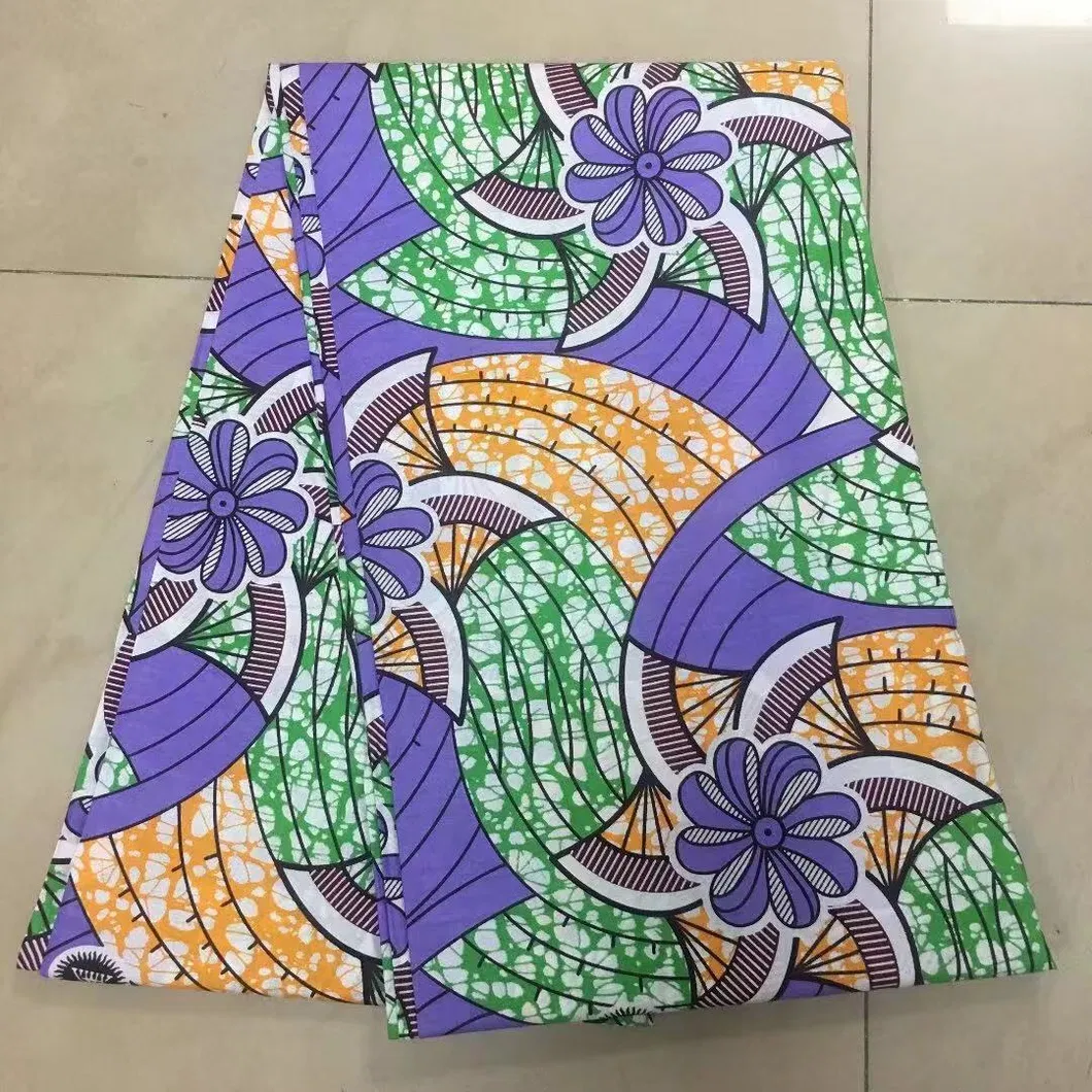 New Arrival Fashion African Waxy Lace Fabric Ankara Lace