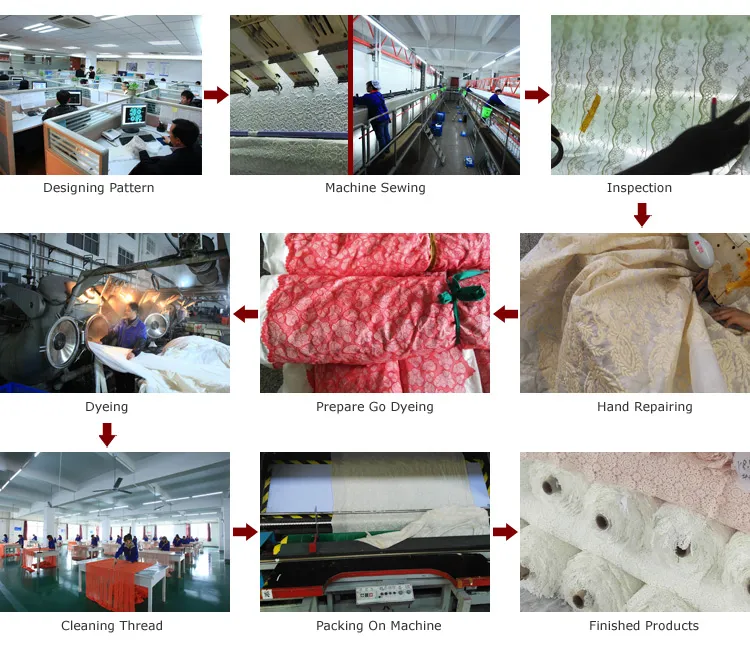 New Fashion Design Guipure Embroidery Lace Fabric