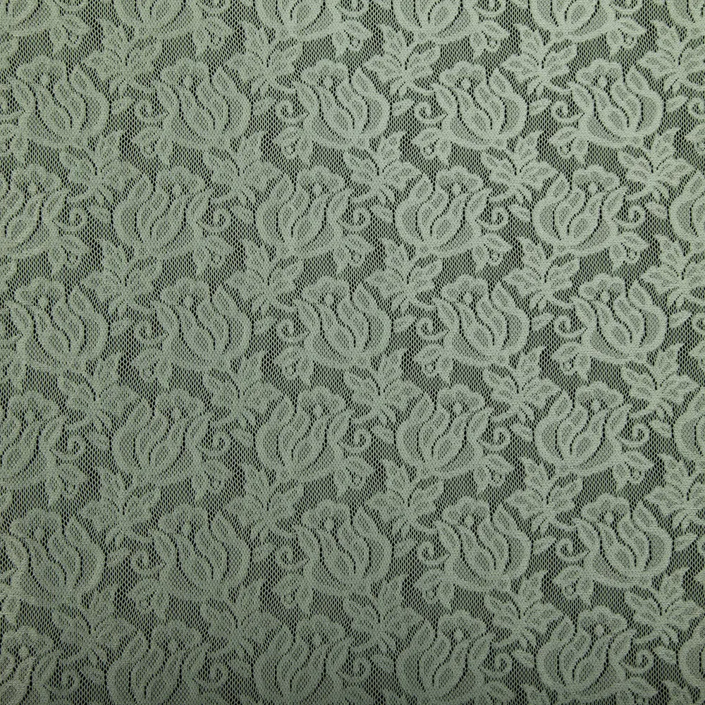 Nylon Spandex Shiny Warp Knit Lace Mesh Fabric