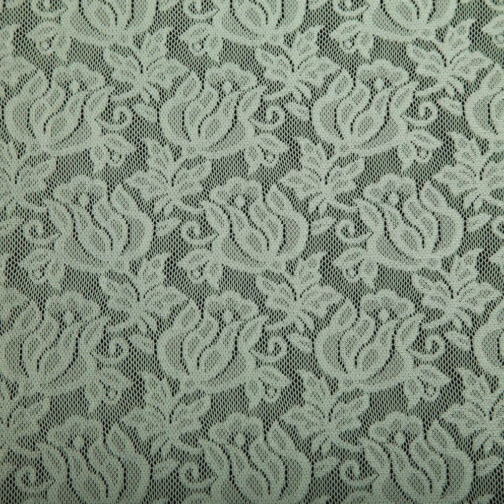 Nylon Spandex Shiny Warp Knit Lace Mesh Fabric