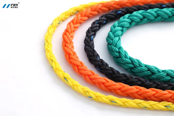 Polyethylene Braided Lifesaving Rope Hollow Braid Marine Water Use Swimming Outdoor White Blue Color