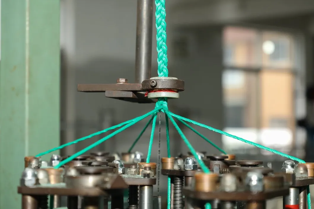 Polyethylene Braided Lifesaving Rope Hollow Braid Marine Water Use Swimming Outdoor White Blue Color