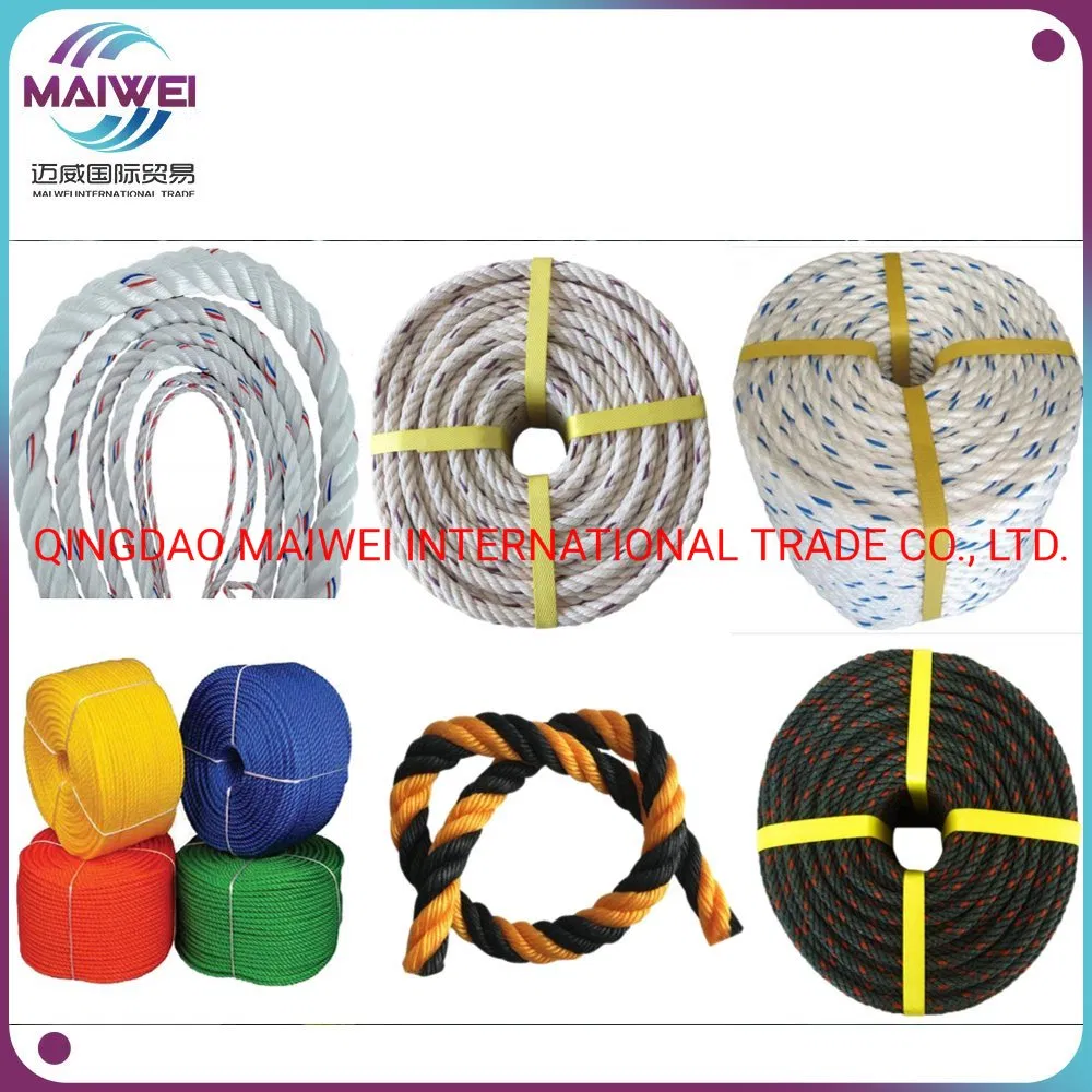 Polypropylene 3 Strand 4 Strand PP Twisted Rope