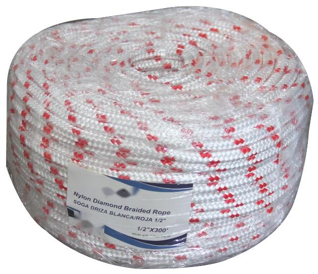 PP Multifilament Diamond Braided Rope (1/2