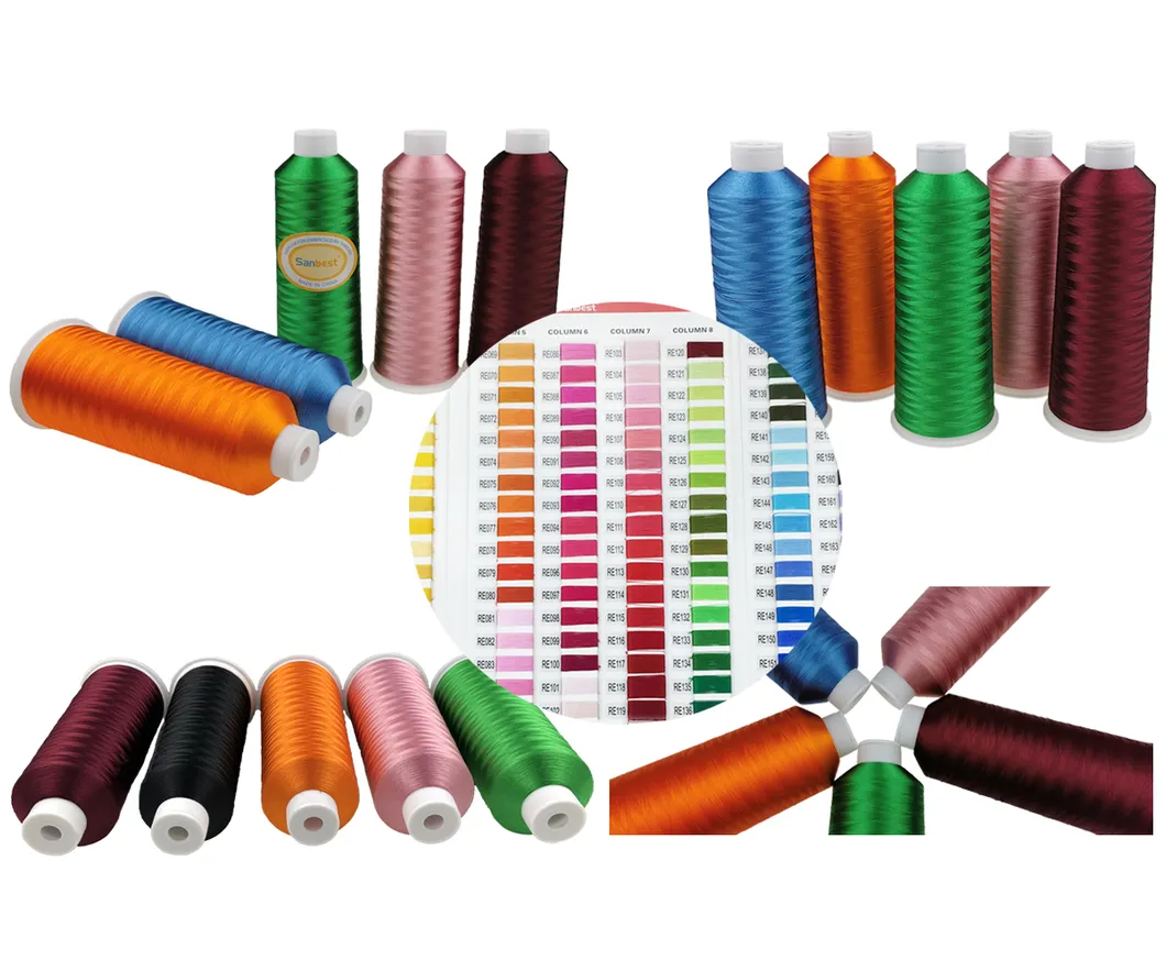 Premium Quality Rayon Embroidery Thread for Embroidery