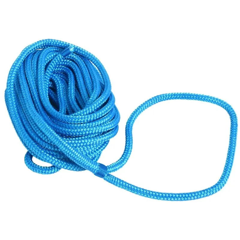 Quality Double Braid on Braid Polyester Rope 8mm 10mm 12mm 14 mm Royal Blue