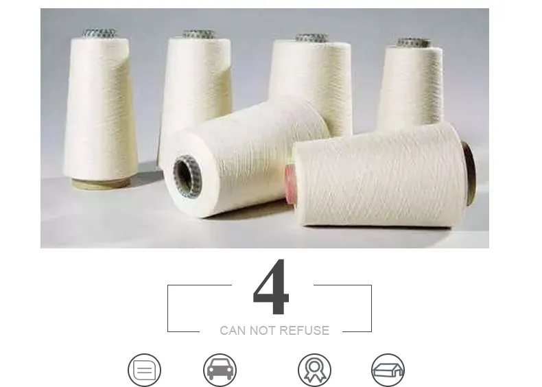 Raw White 100% Viscose Yarn with 21s 30s 40s 50s