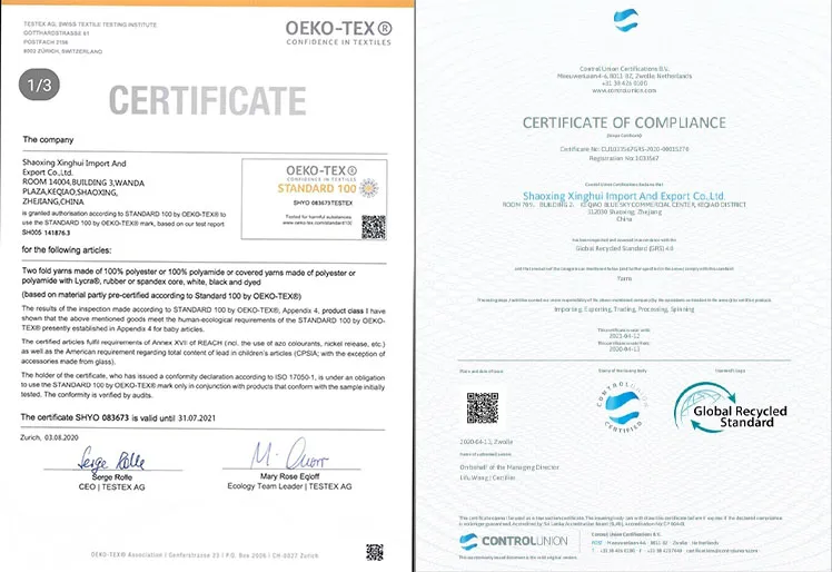 Spandex Air Covered Yarns Acy 250d/96f+40d