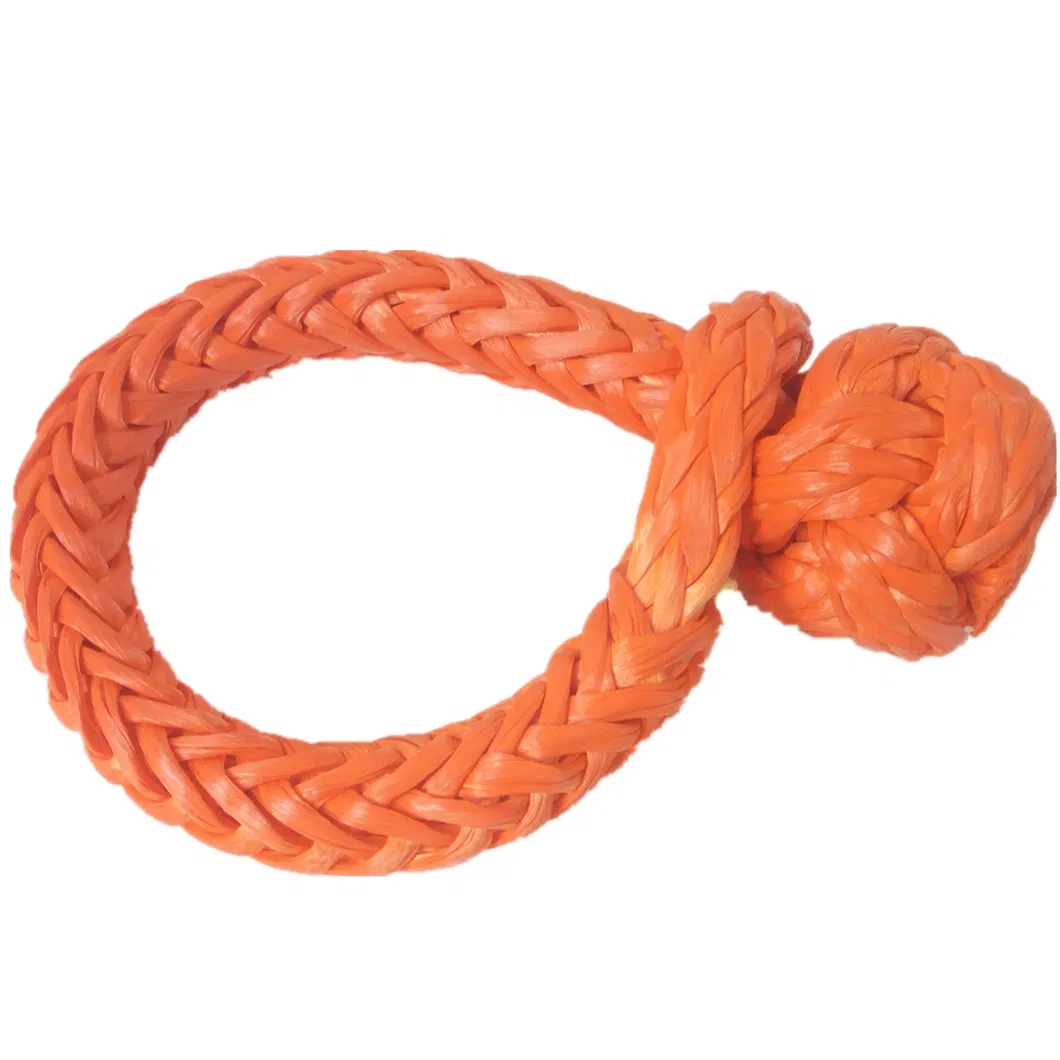 Synthetic Soft Shackle 7/16 Inch X 20 Inch 35, 000lbs Winch Rope Shackle with Extra Sleeves