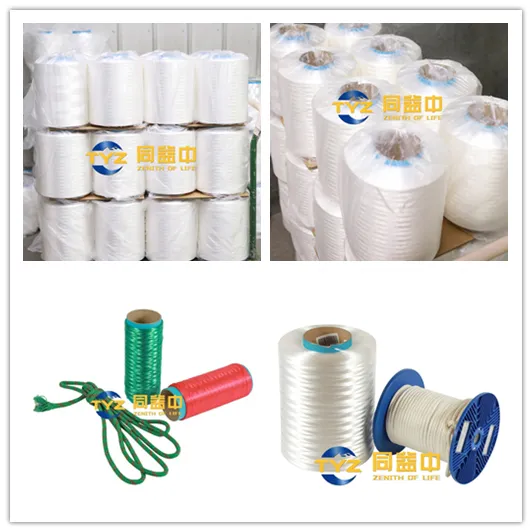 UHMWPE Fiber (Colored fiber) Rope (TYZ-TM30-1600D-Yellow)