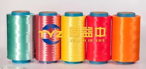 UHMWPE Fiber (Colored fiber) Rope (TYZ-TM30-1600D-Yellow)