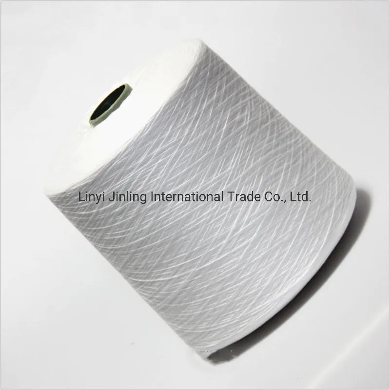 Various Counts Polyester Yarn 21s 100% Polyester Spun Yarn for Garment Weaving