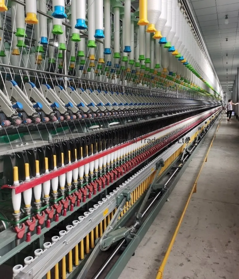 Various Counts Polyester Yarn 21s 100% Polyester Spun Yarn for Garment Weaving