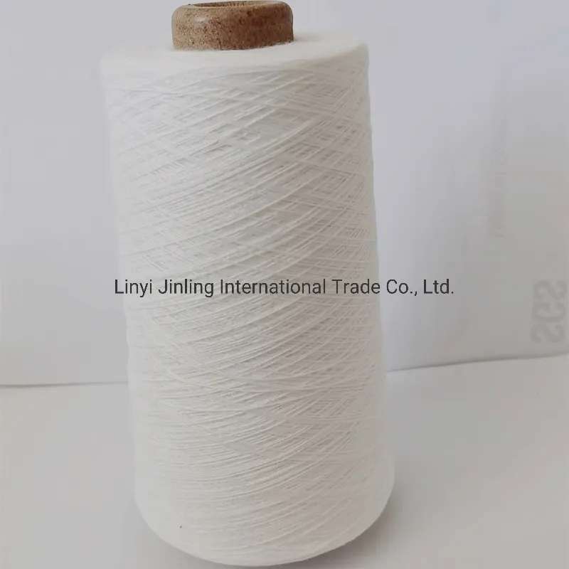 Various Counts Polyester Yarn 21s 100% Polyester Spun Yarn for Garment Weaving
