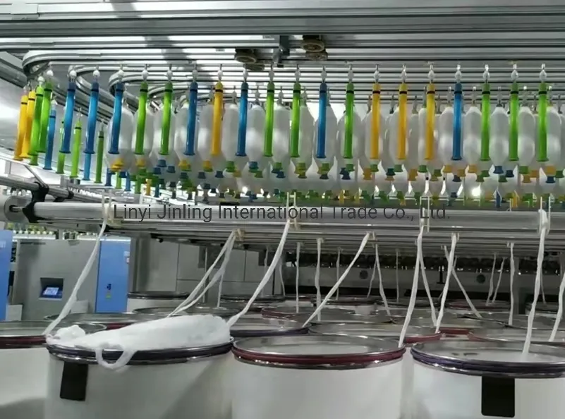 Various Counts Polyester Yarn 21s 100% Polyester Spun Yarn for Garment Weaving