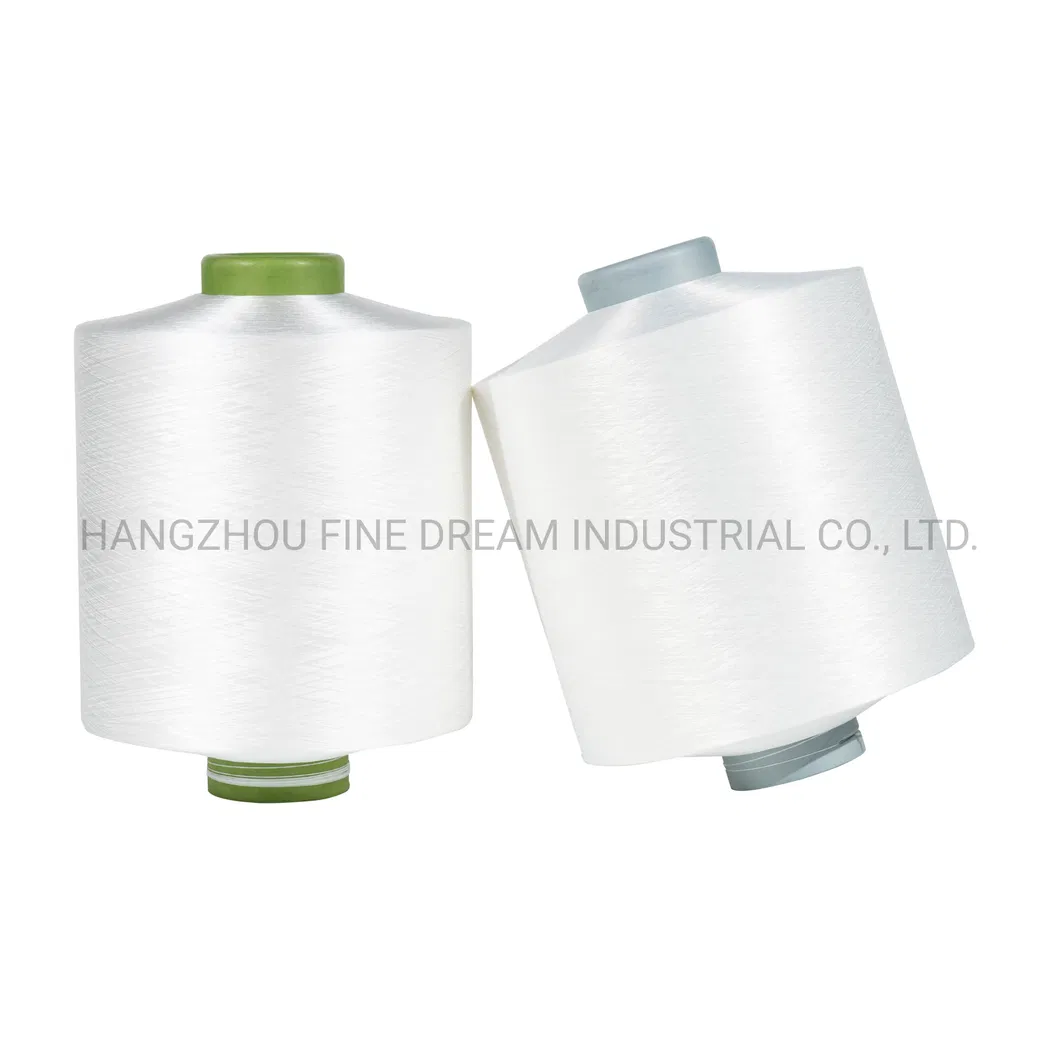 Yarn Factory New Design Product Cotton 150d/180f SD Cotton Like Yarn Semi Dull Raw White for Culottes