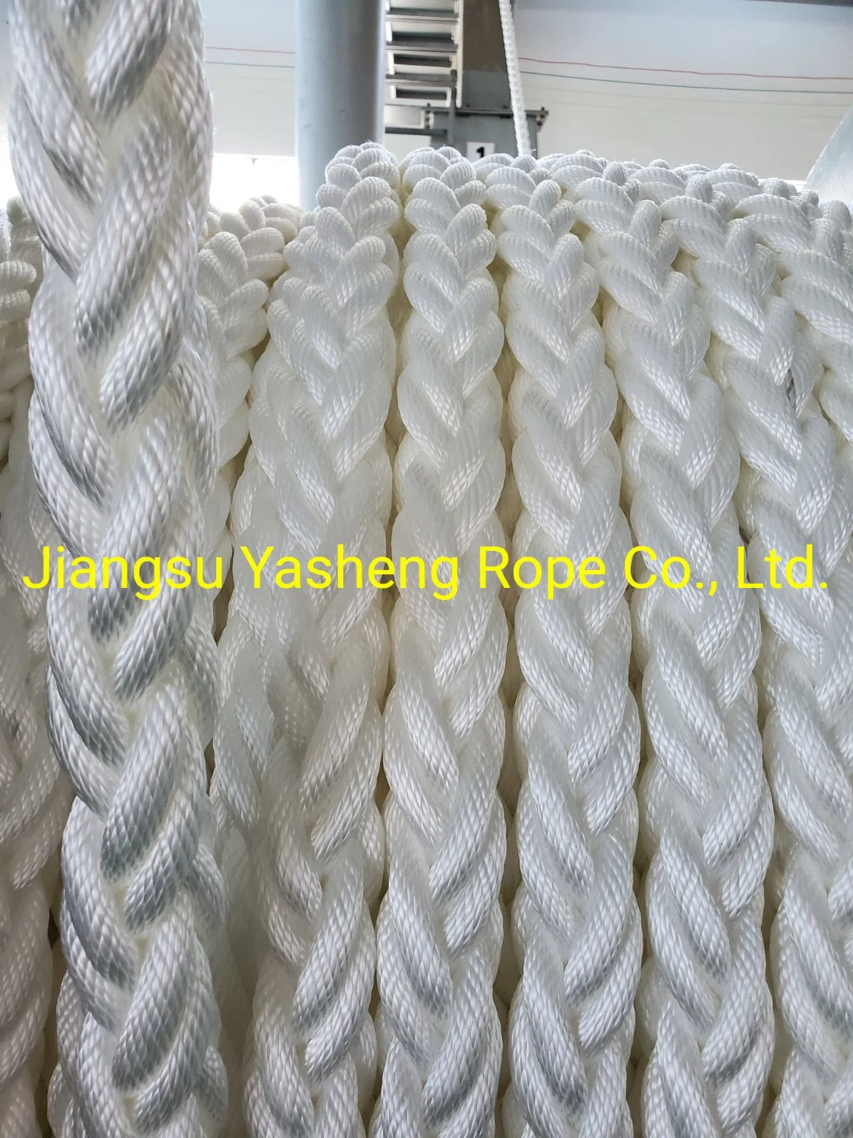 Yasheng 8/12 Strand Mooring Rope for Marine, Vessels, Berthing with Certificates
